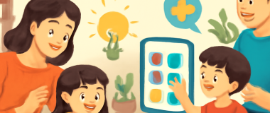 Un peisaj montan spectaculos cu vârfuri acoperite de zăpadă, un cer albastru clar și un râu limpede care curge printre pietre.