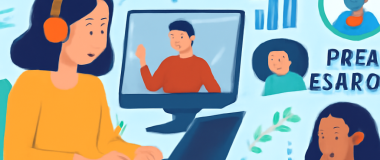 Un peisaj montan spectaculos cu vârfuri acoperite de zăpadă și un cer albastru senin.