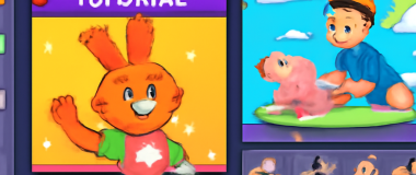 Desen detaliat al unei păsări colibri vibrante în zbor, cu pene strălucitoare multicolore și fundal natural cu flori și frunze verzi.